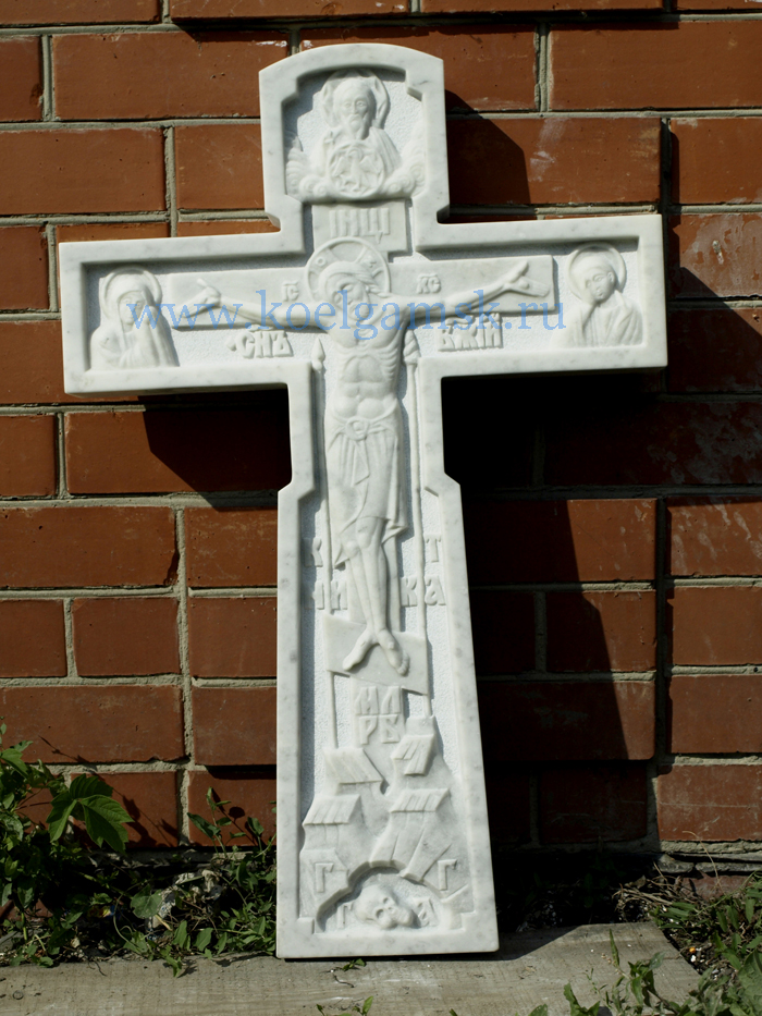 мраморный крест на могилу