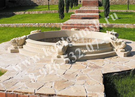 садовые фонтаны из искусственного камня
